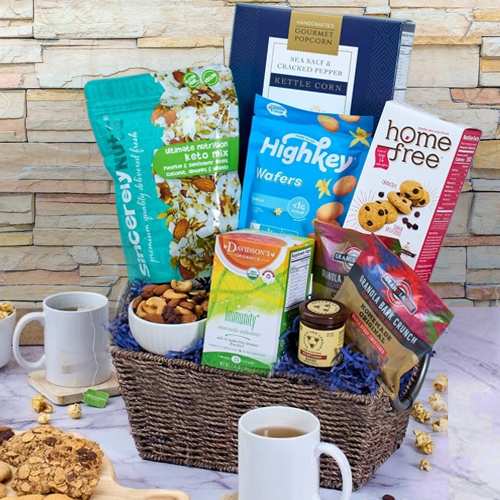 Boss Day Healthy Gift Basket-Unique Boss Day Presents