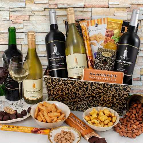 Mondavi Triple Wine Delight Basket