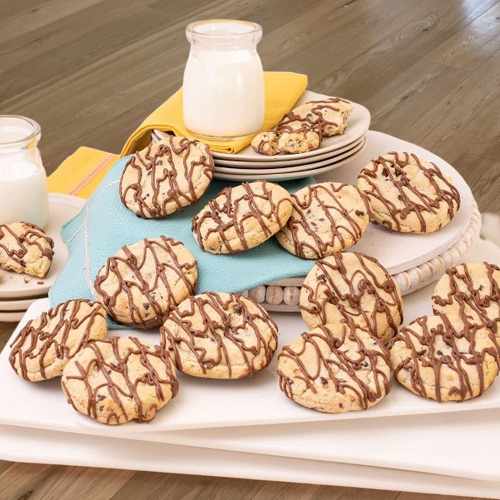 Chocolate Drizzle Cookies