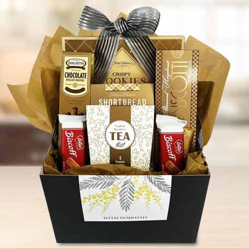 Sympathy Gourmet Gift Basket-Gifts For For Grieving Loss USA
