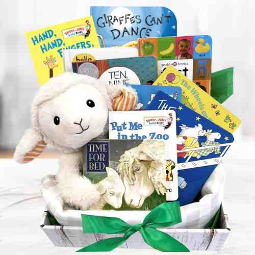 Baby Books Basket-Send Baby Gift Basket To USA