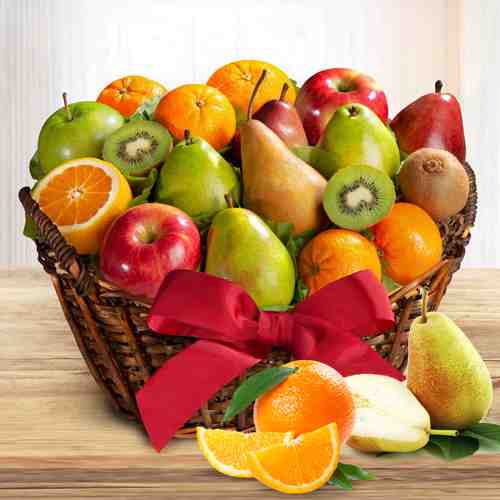 Assorted Fruit Basket-Send Fruit Hamper to