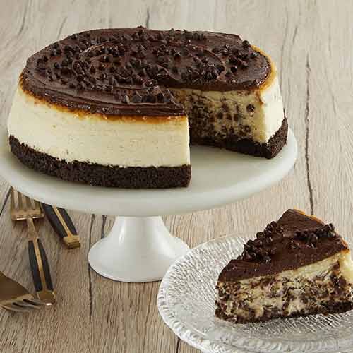 Chocolate Chip Cheesecake-Send Cheesecake to Oklahoma