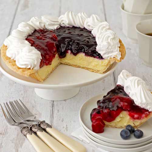 Berry Cheese Pie Cake-Send Pie Cake to Mississippi