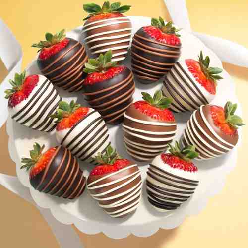 12 pcs Chocolate Dipped Strawberries-Send Chocolate Dipped Strawberries to New Jersey