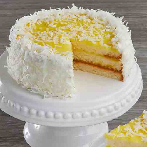 Lemon Coconut Cake-Birthday Cake Delivery South Carolina