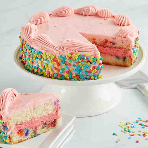 Strawberry Confetti Cake