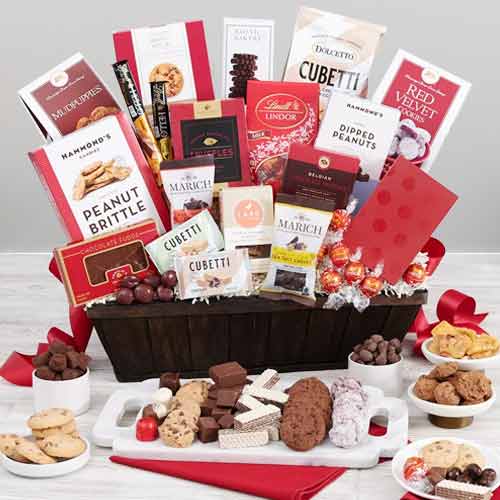 Chocolate Delight Gift Basket-Send Gourmet Gift Hamper Nebraska