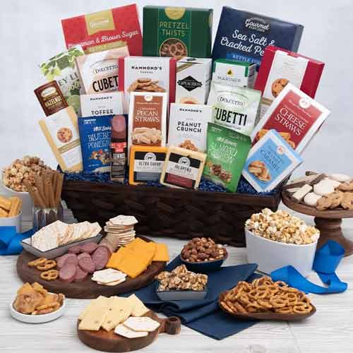 Ultimate Snack Gift Basket-Send Gourmet Gift Hamper New Jersey