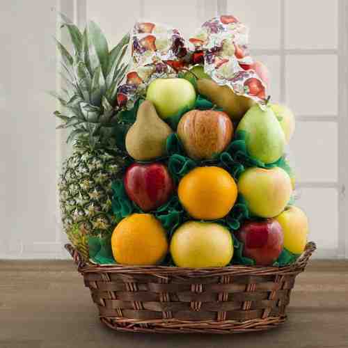 Fresh Tasty Fruit Basket