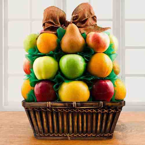 Stunning Fruit Basket-Fruit Basket Delivery Arkansas