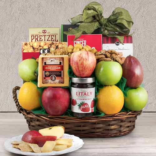 Luxuary Fruit Gift Basket-Fruit Basket Delivery Idaho