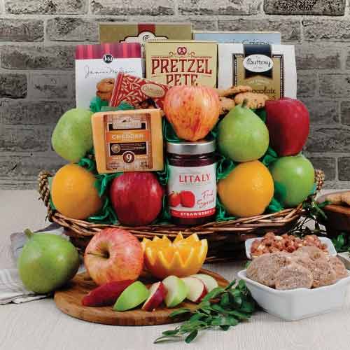 Luxuary Fruit Gift Basket-Fruit Basket Delivery Idaho