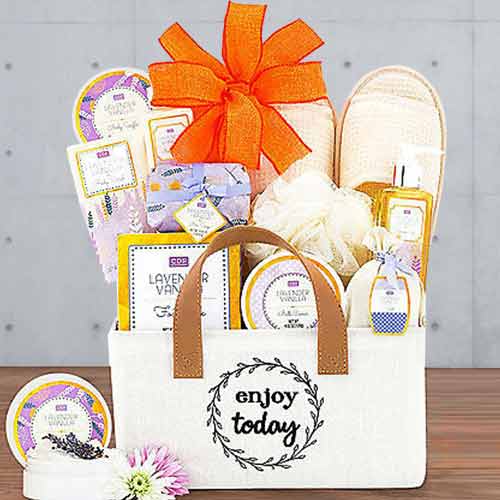 Lavender Spa Gift Basket