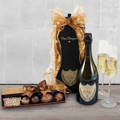 Dom Perignon n Truffles-Send Dom Perignon To Usa