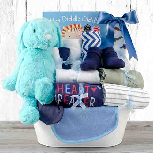 Welcome Baby Big Hamper-Newborn Gift Basket To  Georgia