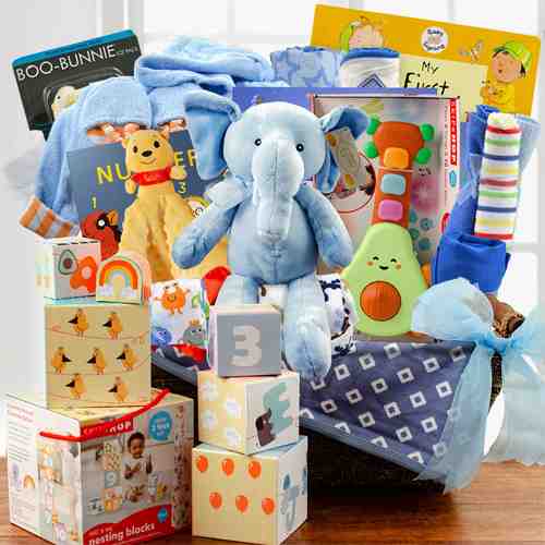 Fabulous Baby Gift Basket-Baby Hamper Send To Indiana