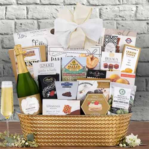 Sparkling Champagne Surprise Hamper-Sparkling Chanpagne Delivery  USA