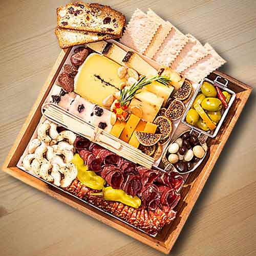 Gourmet Cheese Board-Christmas Food Gift Baskets Delivery  Ohio