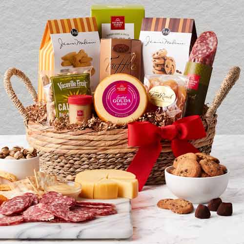Sweet And Savory Gift Baskets-Christmas Food Gift Baskets Delivery  Virginia