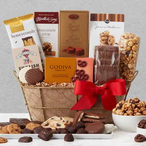 Chocolate Delight Hamper-chocolate gift basket Delivery  Idaho