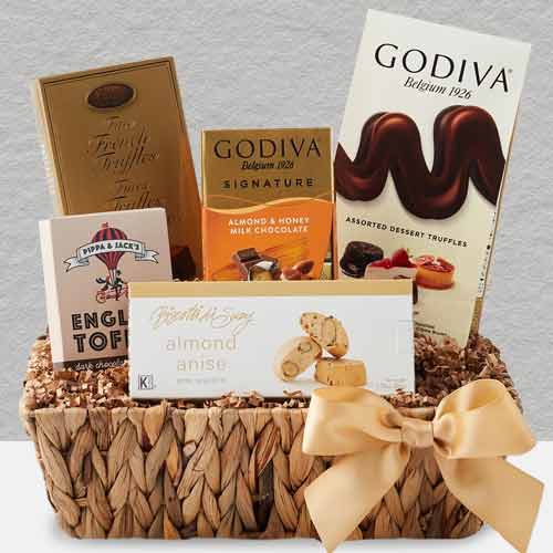 Godiva Chocolate Delight Hamper-chocolate gift basket Delivery  Indiana