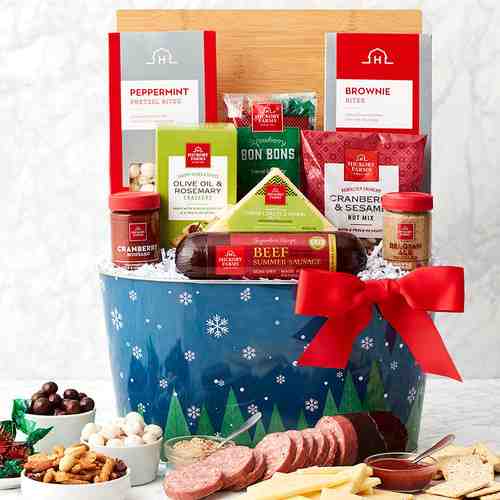 Winter Treat-Non Alcoholic Christmas Gift Baskets New Jersey