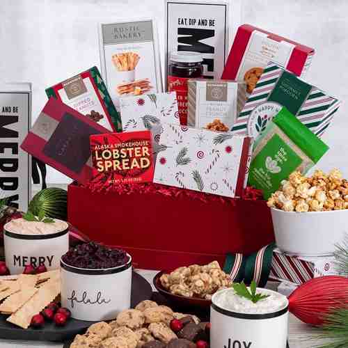 Tempting Sweet And Savory Treats-Christmas Gourmet Gift Baskets Arkansas