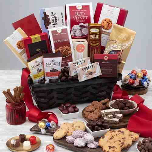 Holiday Special Chocolate Gift Basket-Christmas Gourmet Gift Baskets New Mexico