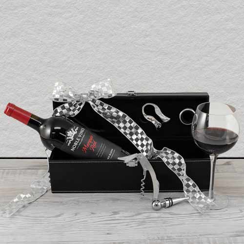 Marquis Red Wine n Accessory-Alcoholic  Gift Baskets Indiana