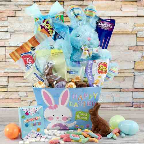 Special Bunny Easter Gift Basket-Healthy Easter Snacks For Toddlers