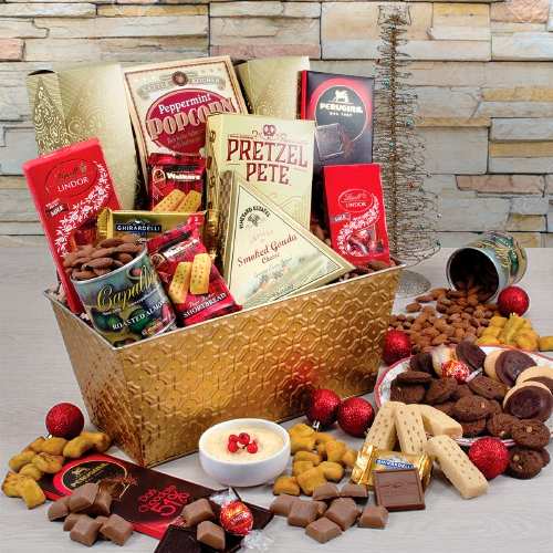 Majestic Holiday Gourmet Hamper-Grand Christmas Gourmet Hamper Delivery
