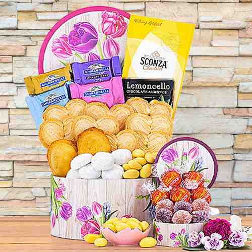 Easter Sweet Gift Box-Easter Gift Basket For Girlfriend
