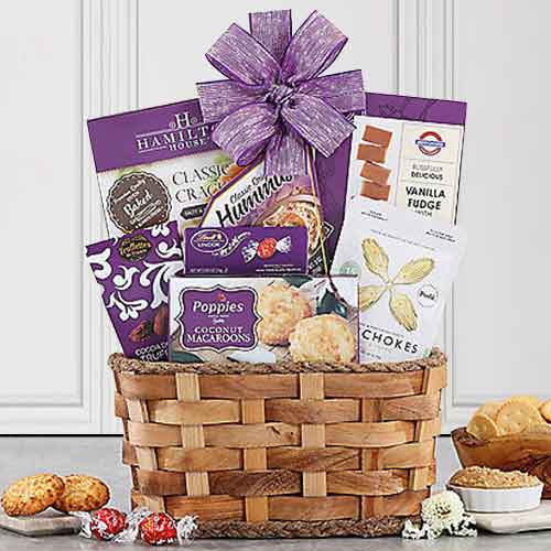 Purple Pleasures Gift Basket