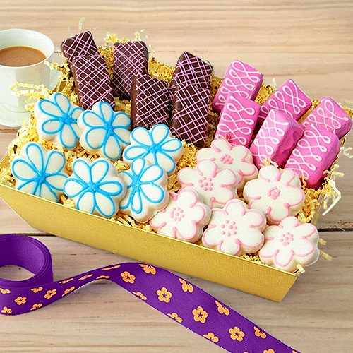 Spring Gift Basket Delivery USA | Classic Easter Cookie Treat Pack