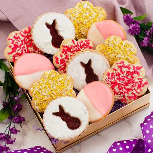 Easter Cookies Gift Box Delivery | Easter Sweet Treat Cookies Collection