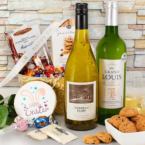 Easter Wine Basket Delivery | Easter Wine Duo Hamper