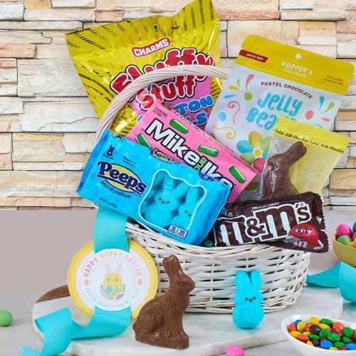 Easter Candy Gift Delivery | Classic Easter Bunny Gift Basket