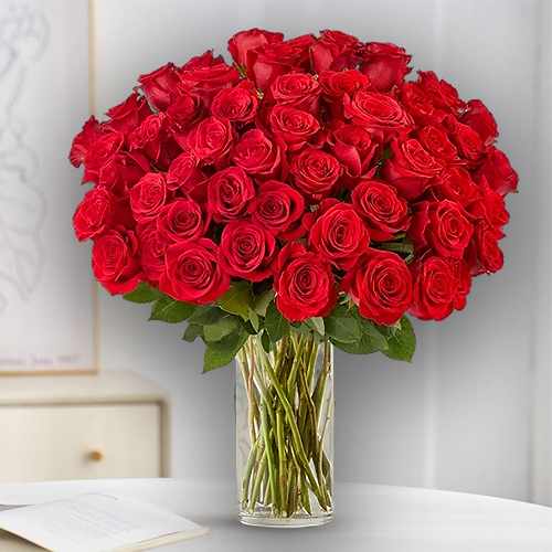 Endless Love With 50 Long Stem Red Roses