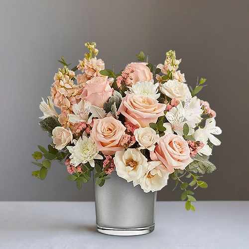 Tranquility In Blush – A Gentle Expression Of Sympathy And Lasting Comfort | Modern Petal Elegance