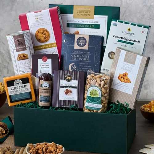 Snack Gift Basket Premium – A Gourmet Collection Of Sweet And Savory Delights | Deluxe Snack Collection