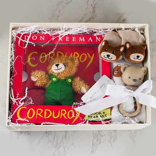 Corduroy Book & Plush Gift Set – A Classic Storytime Gift For Baby | Corduroy Bear Book N Plush Set