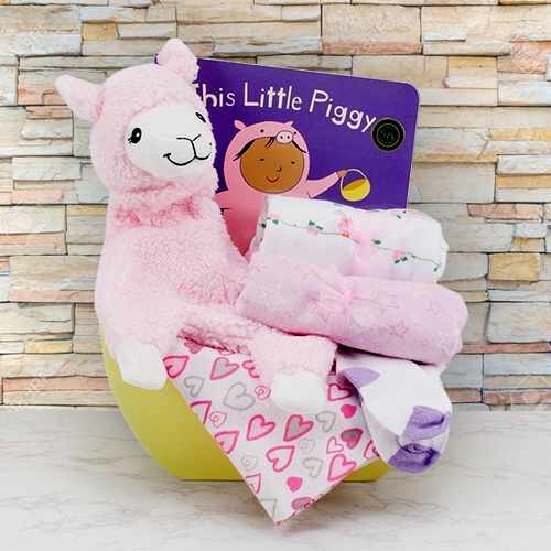Her Naptime Gift Basket – A Cozy Collection For Sweet Baby Dreams | Sweet Dreams Baby Girl Gift Set