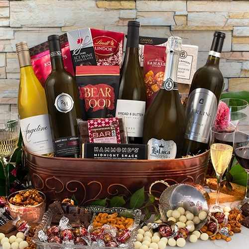 Giant Statement Wine Gift Basket – An Extraordinary Celebration Of Flavor | Ultimate Wine Gift Collection