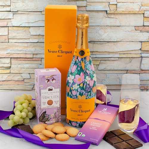 Vibrant Veuve Clicquot Champagne Collection – A Toast To Elegant Celebrations | Premium French Champagne N Gourmet Treats