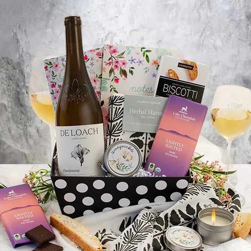 Chardonnay Celebration Gift Basket