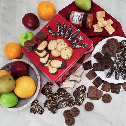Easter Gift Ideas For Seniors | Easter Cookies And Fruit Delight