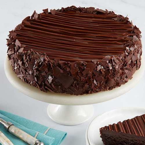 - Send Anniversary Cake For Colleagues | Chocolate Enrobed Brownie Cake