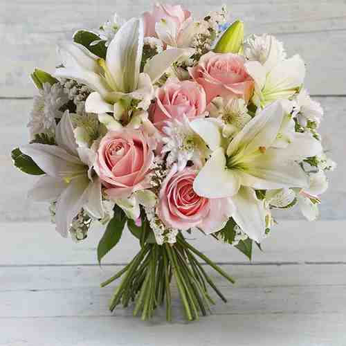 Alstroemeria Lily Rose-Send A 50Th Wedding Anniversary Flower