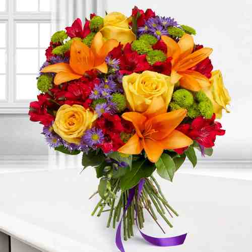 Scintillating Floral Mix-Sending Thank You Flowers